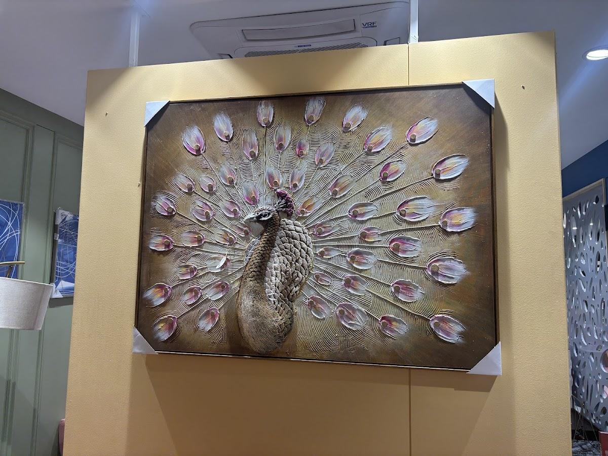 Peacock 3D canvas painting